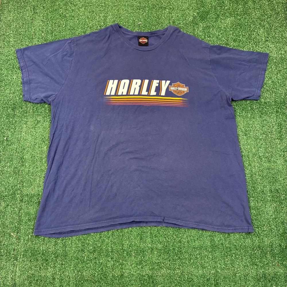 Y2K Harley-Davidson Biker T-shirt Twin Cities North Blaine MN